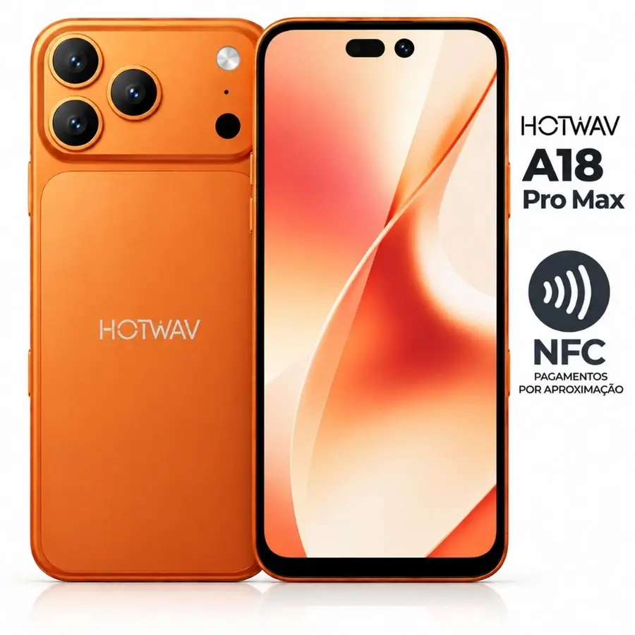 HOTWAV A18 Pro Max na cor escolhida